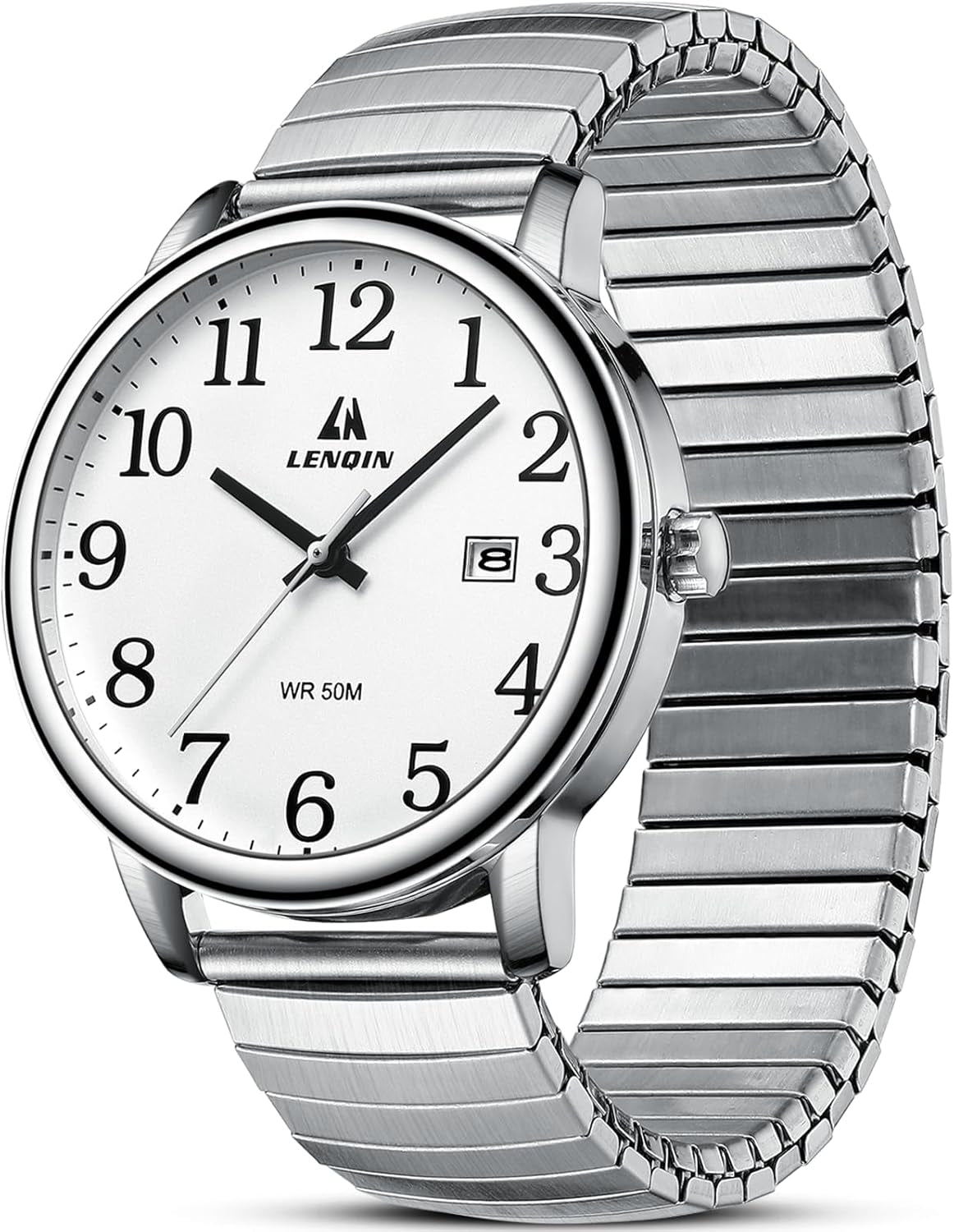 Mens Watches Easy Read Analog Quartz Waterproof Watch for Men