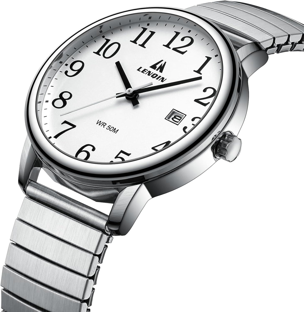 Mens Watches Easy Read Analog Quartz Waterproof Watch for Men